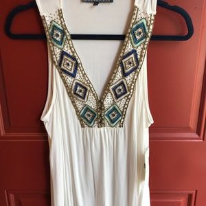 Brixon Ivy Clifton Embellished Henley Tank